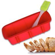 Bread Pan - Best Bakeware for Baking Loaf and Large Cakes - Includes a Free Basting Brush - Commercial Grade Non... N4