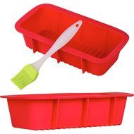 Bread Pan - Best Bakeware for Baking Loaf and Large Cakes - Includes a Free Basting Brush - Commercial Grade Non... N6