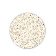 Generic Cup Coaster Printed Bunny Mdf Hipster N8