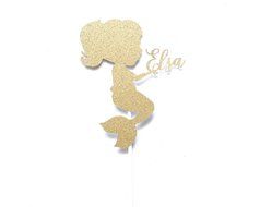 Custom Mermaid Cake Topper - Any Color