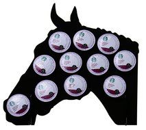 Marketing Holders Black Horse 11 K Cup Dispenser Coffee Keurig &amp; tree pod holder Acrylic USA N2