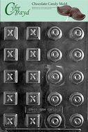 Cybrtrayd V119 Hugs and Kisses Valentine Chocolate Candy Mold