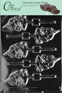 Cybrtrayd A008 Unicorn Lolly Animal Chocolate Candy Mold