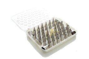 Milliard Stainless 52-Piece Stainless Steel Pastry Decorating Tips for an Easy Do it Yourself Cake/Cookies/Cupcake... N2