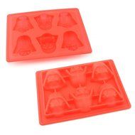 Set of 5 Star Wars Silicone Ice Trays / Chocolate Molds: Boba Fett, Han Solo, R2-D2, Millennium Falcon, Darth... N5