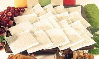 500 pcs Empty Teabags Heat Seal Filter Paper Herb Loose 2.5 x 2.75 Tea Bags