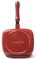 Happycall Double Sided Standard Pressure Pan Red - Standard for Cooking (Cutie Pan) N4