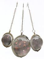 Stainless Steel Fine Mesh Tea Infuser Balls, Set of Three Tea Infuser Balls, Small Tea Infuser Ball, Medium Tea... N6
