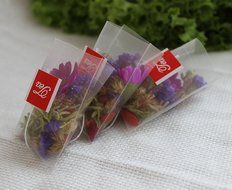 Lucklovely Empty Heat Sealing Nylon Pyramid Tea Filter Bags for Loose Tea (1000)