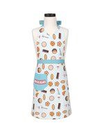 Child's Apron, Chef Hat and Baking Mitt Set - Milk and Cookies Design N4