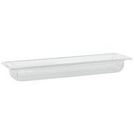 Vollrath 8052410 Super Pan 1/2 Size Plastic Steam Table Pan 2.5"D , Low Temperature, clear