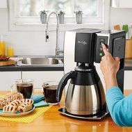 Mr. Coffee Smart Wifi-Enabled WeMo 10-Cup Optimal Brew Coffeemaker, BVMC-PSTX91WE N5
