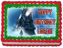Polar Express 1/4 Sheet Edible Photo N4