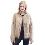 Outerwear,Morecome Womens Warm Faux Fur Fox Coat Jacket Parka Coat N22