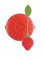 Trudeau Silicone Tea Infuser &amp; Cup Lid Set (Random Colors) (1, A) N4