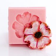 Dogwood Flower Silicone Mold Food Safe Fondant, Chocolate, Candy, Resin, Polymer Clay, Jewelry, Craft Mold. Flexible... N2