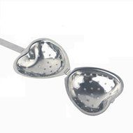 Kasstino Heart Loose Tea Infuser Strainer Stainless Steel Metal Teaspoon Filter Diffuser N2