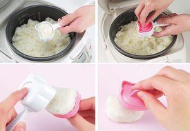 Hello Kitty Rice Ball Molds