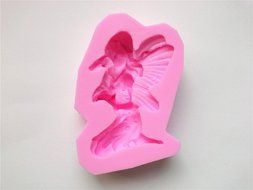 Wocuz W0045 Fairy Angle Patterned Baking Silicone Candy Fondant Chocolate Accessory Mold and Cake Decorating