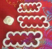 Easiest Rose Cutter SET OF 3! For Perfect Fondant Roses Every Time! 3PC/SET Plastic Cake Decoration Tool Set