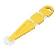 Generic Fondant Ribbon Cutter Roller Embosser, Pack of 1 Set White N8