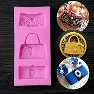 Anyana Purse Silicone Fondant Mold Cake Decorating Pastry Gum Pastry Tool Kitchen Tool Sugar Paste Baking Mould...