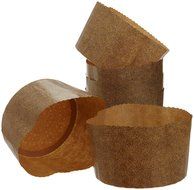 Kitchen Supply Large Panettone Paper Mold, Set of 6 N2