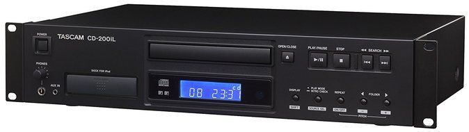 TASCAM CD-200iL Professional CD-Player with 30-Pin and Lightning iPhone Dock N5