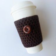 Travel Mug Cozy Toasty Dark Brown N3