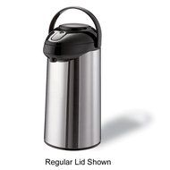 Service Ideas SSA300SG Steelvac Carafe with Sight Glass, Stainless Steel, 3 L