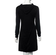 Morecome Women Sweatshirt Dress Double Split Hoodie Pullover Pockets Sweater (XL, Blue) N14