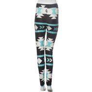 PHOTNO Skinny Geometric Print Stretchy Pants Leggings N29