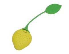 Bilipala Silicone Tea Infuser, Cut Strawberry Shaped Tea Strainers, Set of 3 N2