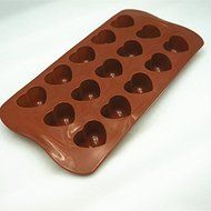 SILICONE CHOCOLATE MOULD TRAY HEART ROUND ICING SUGARCRAFT CAKE JELLY BAKING ICE BY PETMALL N2