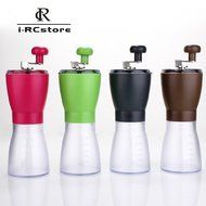 RC Professional Manual Ceramic Burr Coffee Grinder, Hand-crank Coffee Mill, Includes Brush, Black N12