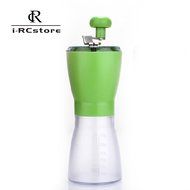 RC Professional Manual Ceramic Burr Coffee Grinder, Hand-crank Coffee Mill, Includes Brush, Black N15