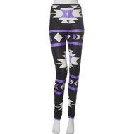 PHOTNO Casual Women Lady Skinny Geometric Print Stretchy Jegging Pants Slim Leggings N102