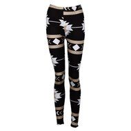 PHOTNO Casual Women Lady Skinny Geometric Print Stretchy Jegging Pants Slim Leggings N106