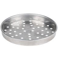 American Metalcraft HATP10 10" Heavy Weight Aluminum Wide Rim Pizza Pan N2