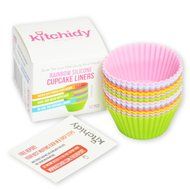 Kitchidy Rainbow Cupcake Liners - 12-pieces N8