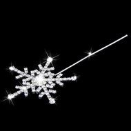 Rhinestone Snowflake Cake Topper Wedding Anniversary Decoration N7
