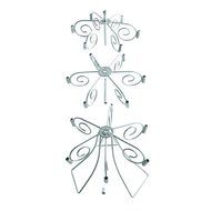TANGCHU Cake Pop Holder Lollipop Stand Display Stand 3-Tier Holding 18 Cake Pops Grey N2