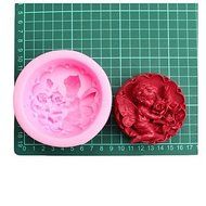 Y&amp;XL&amp;H 3D Angle and Rose Patterned Silicone Mold, Random Color N4