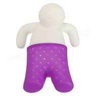 Saver Lazy Man Shape Infuser Teapot Cute Tea Strainer Silicone Coffee Tea Strainer N3
