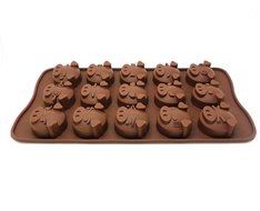YOFAN Silicone Mini Muffin Pan , Non-toxic Cupcakes , 15 Pigs Shapes , Non-stick, Bpa-free Food Grade Silicon... N5