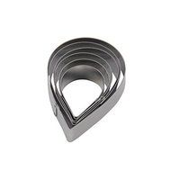 Sher FOUR-C Stainless Steel Rose Drop Flower Cutter Fondant Sugar Craft Cupcake Mold Baking Moulds Cookie Decorating... N3