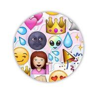 Generic Durable Made By Mdf Printed Emoji 1 Coaster N10