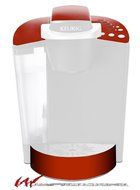 Solids Collection Red Dark - Decal Style Vinyl Skin fits Keurig K40 Elite Coffee Makers (KEURIG NOT INCLUDED)