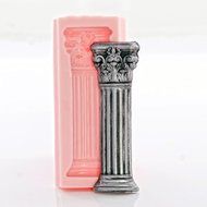 Roman Column Silicone Mold Food Safe Chocolate, Fondant, Candy, Craft or Jewelry Mold Resin, Clay, Flexible and... N3