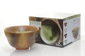 Authentic Matcha Chawan Bowl - Japanese Made - High Quality - Matcha Tea Ceremony (Biege) N5
